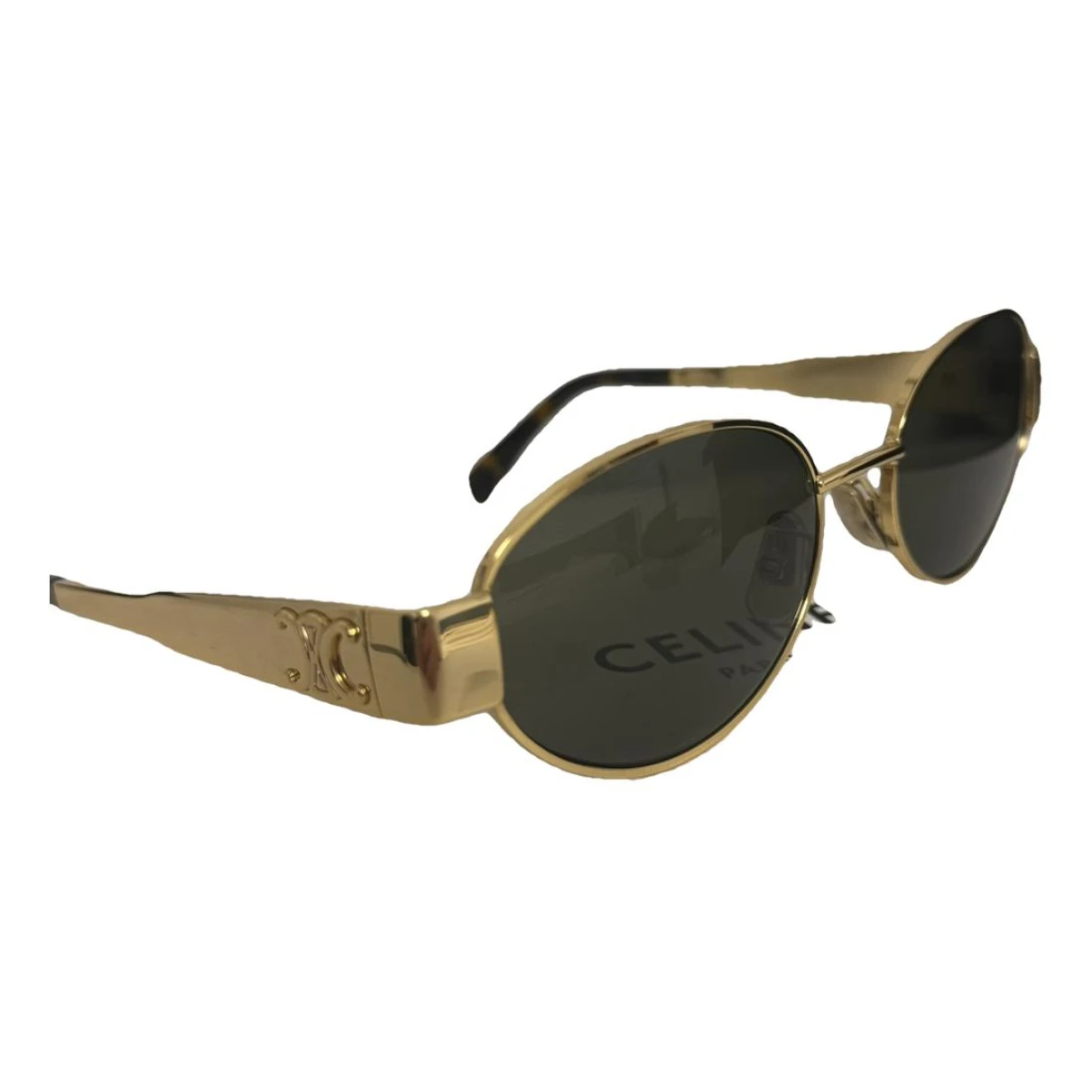 Pre-owned Celine Sunglasses In Gold
