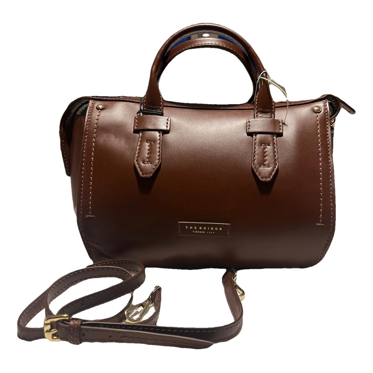 Pre-owned The Bridge Leather Bag In Brown