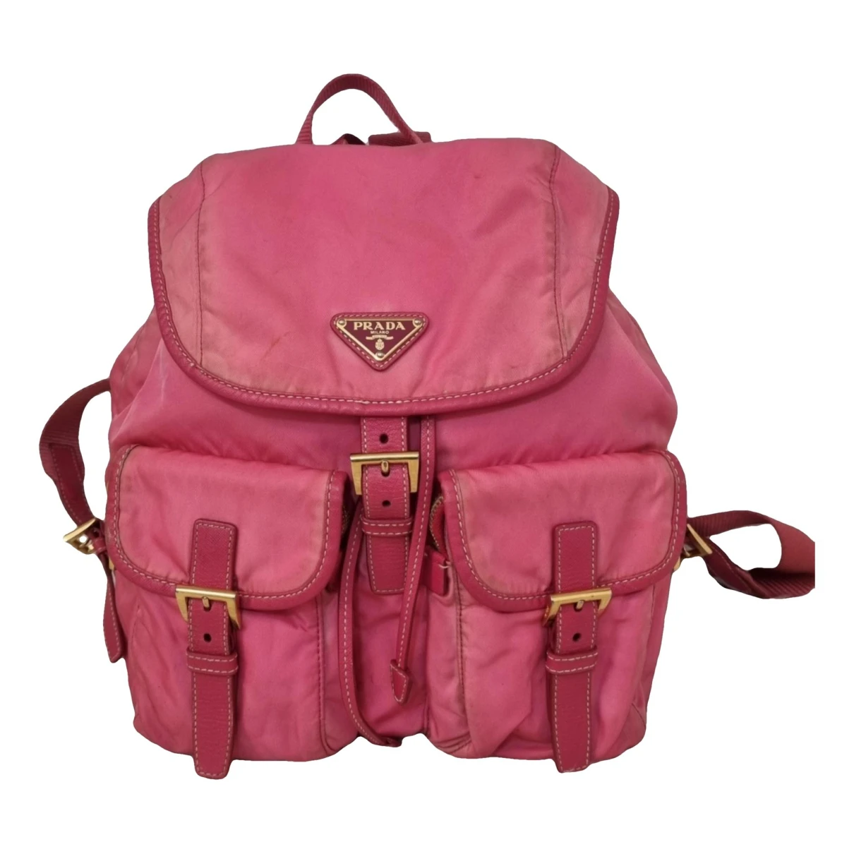 Pre-owned Prada Backpack In Pink