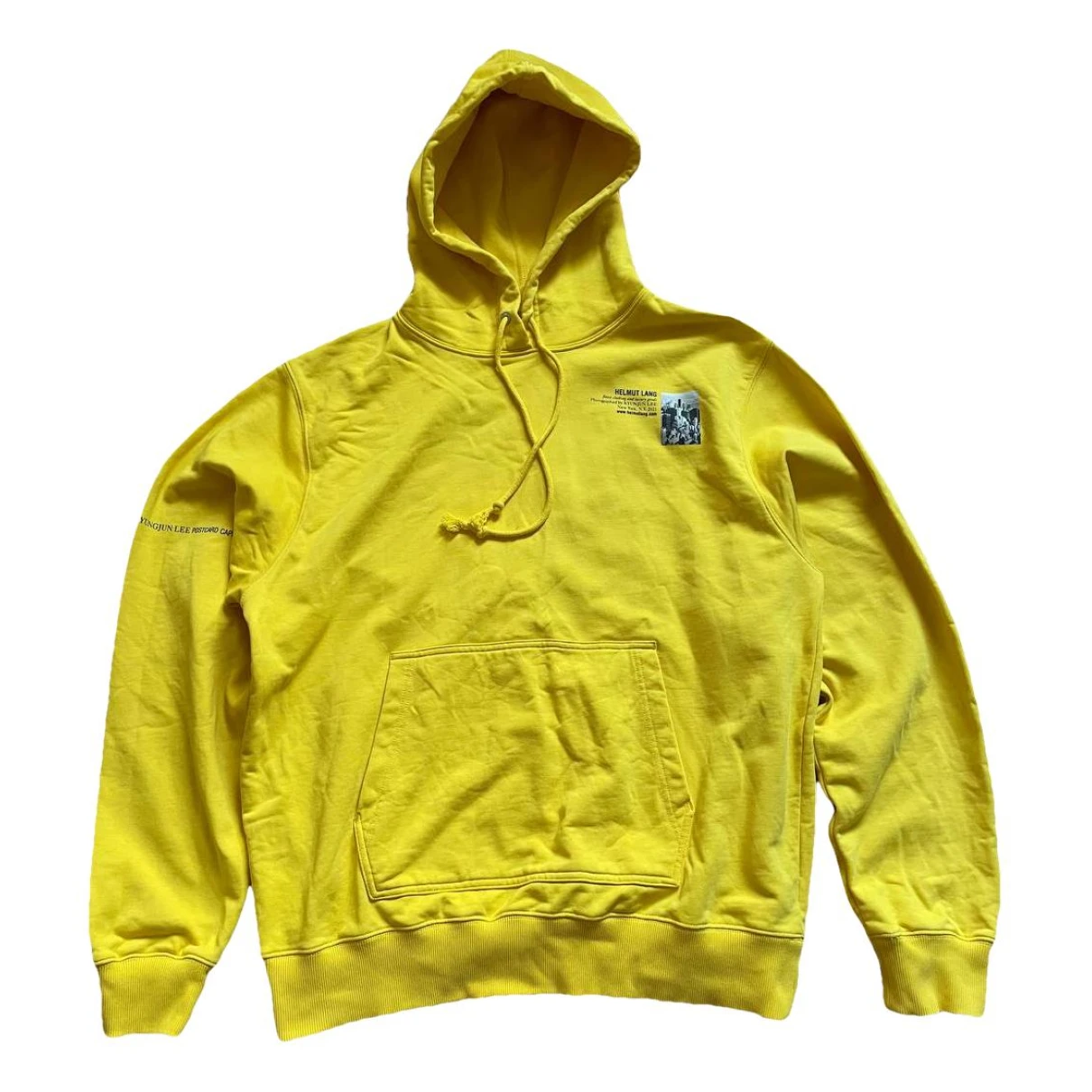 Pre-owned Helmut Lang Knitwear & Sweatshirt In Yellow