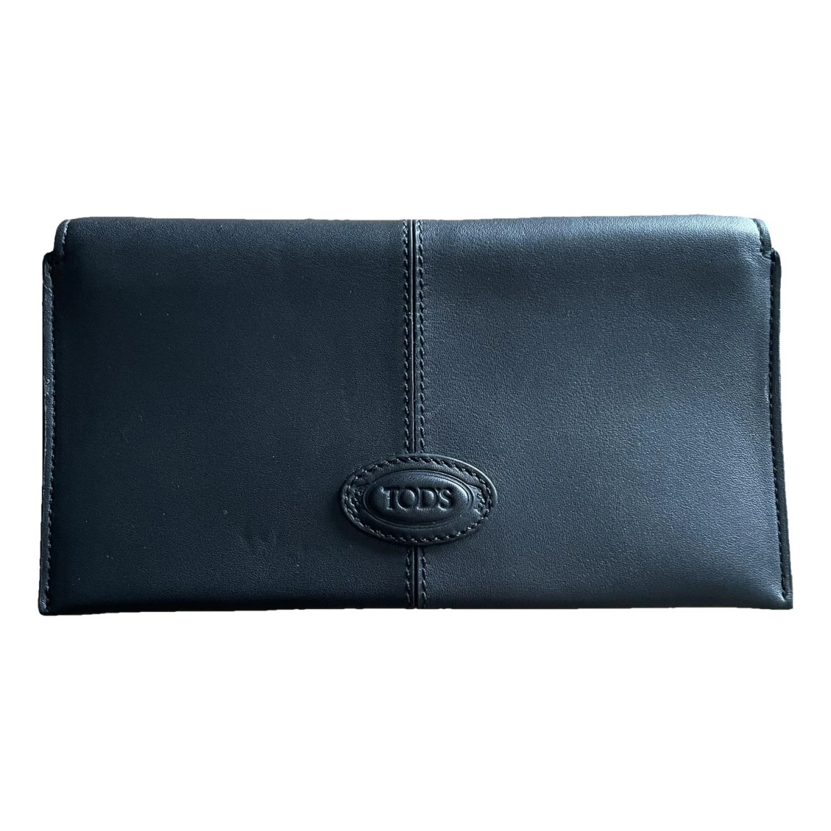 Pre-owned Tod's Leather Wallet In Black