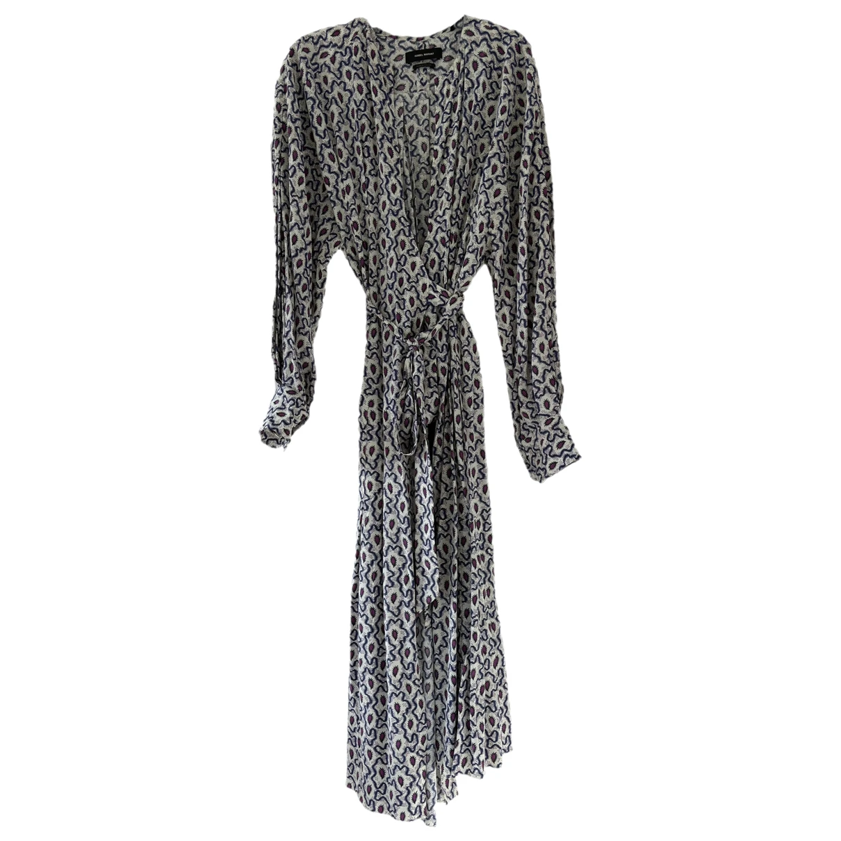 Pre-owned Isabel Marant Silk Dress In Multicolour