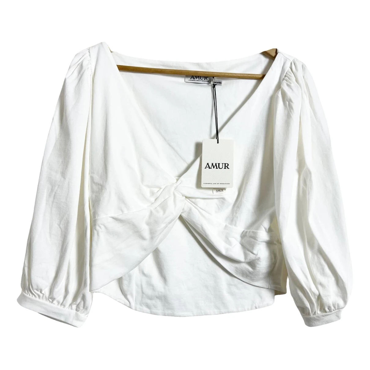 Pre-owned Amur Top In White