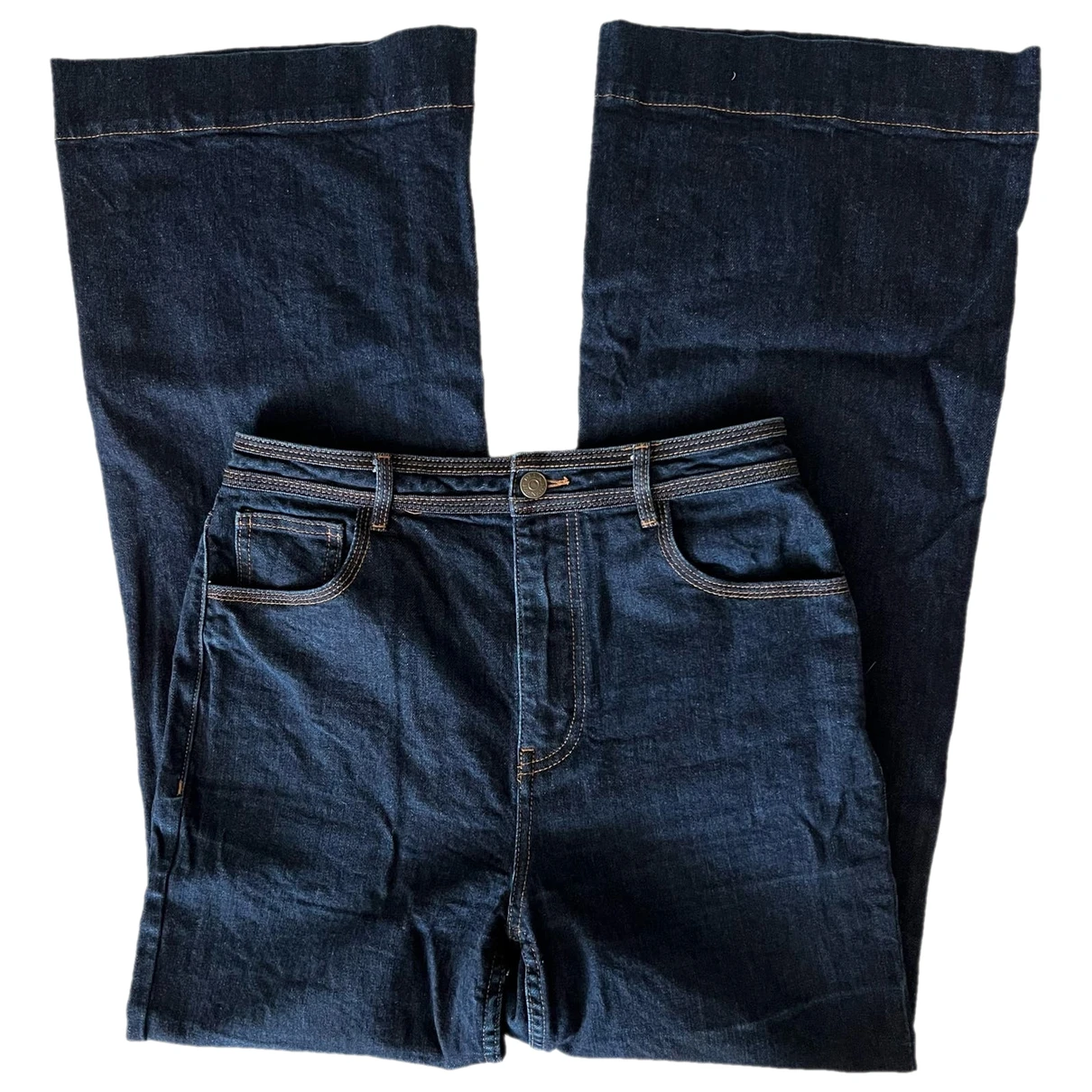 Pre-owned Ulla Johnson Jeans In Blue