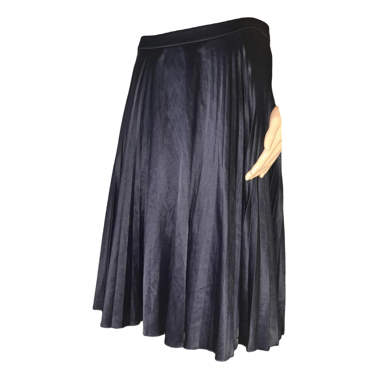 Pre-owned Claudie Pierlot Mid-length Skirt In Blue