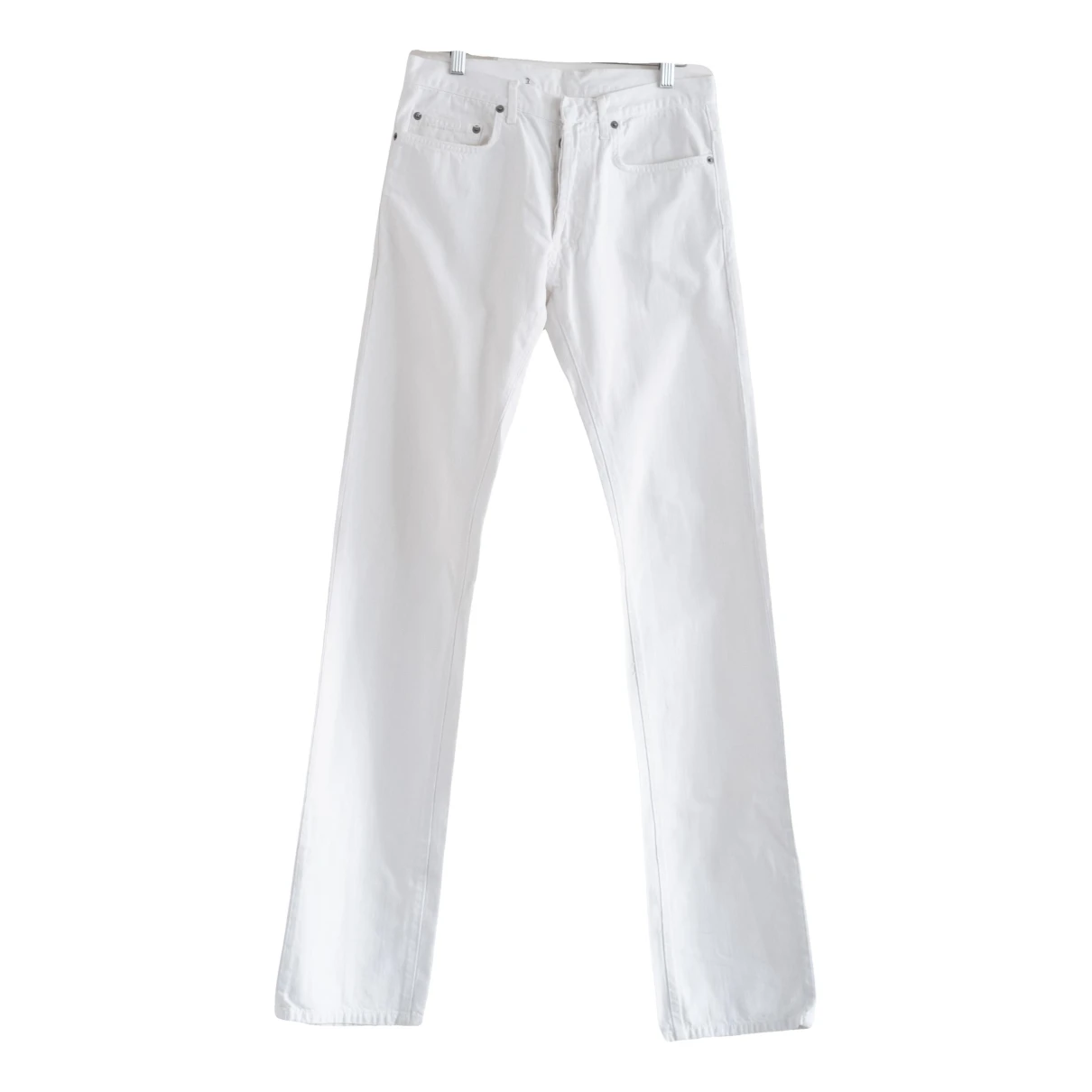 Pre-owned Dior Slim Jean In White