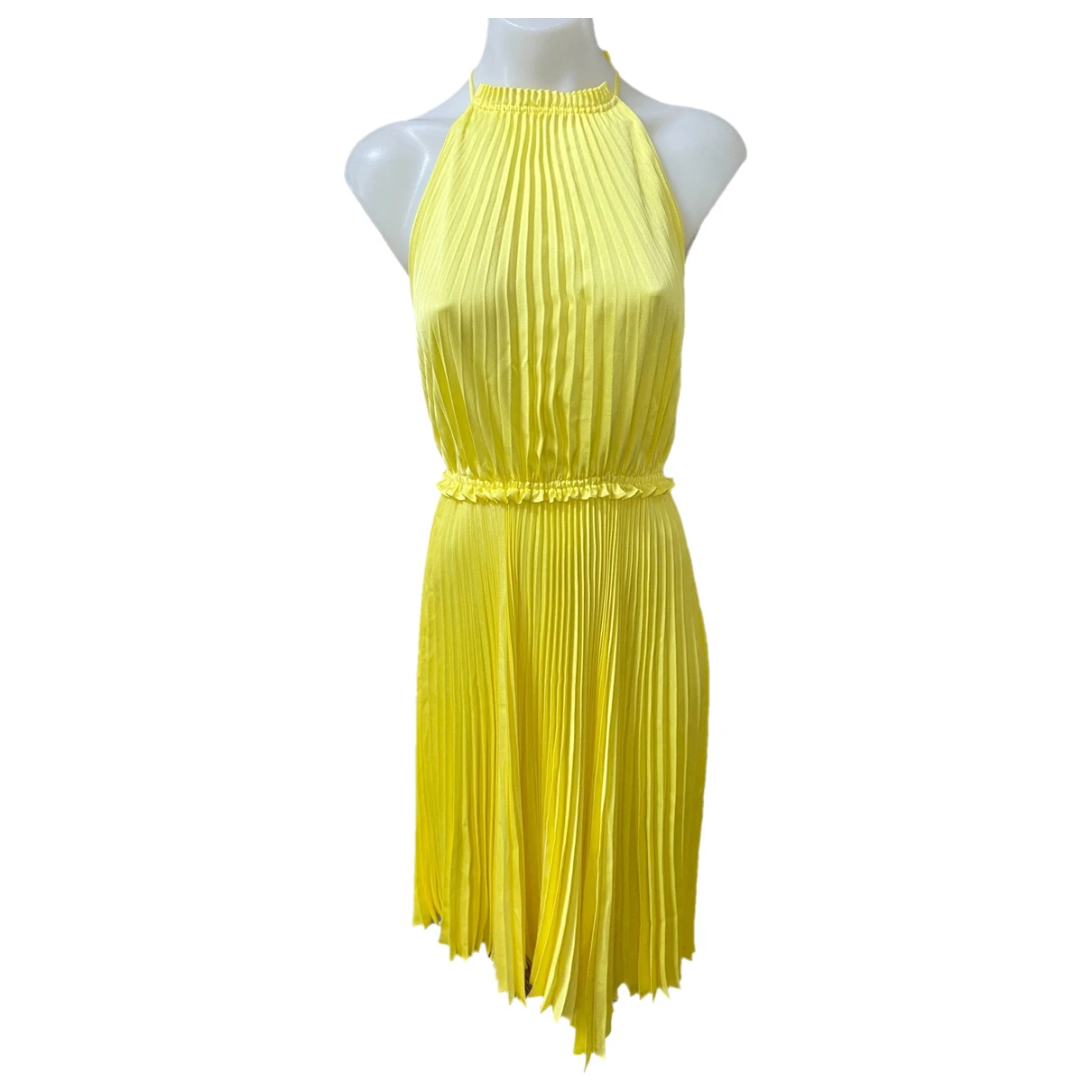 Pre-owned A.l.c Mid-length Dress In Yellow