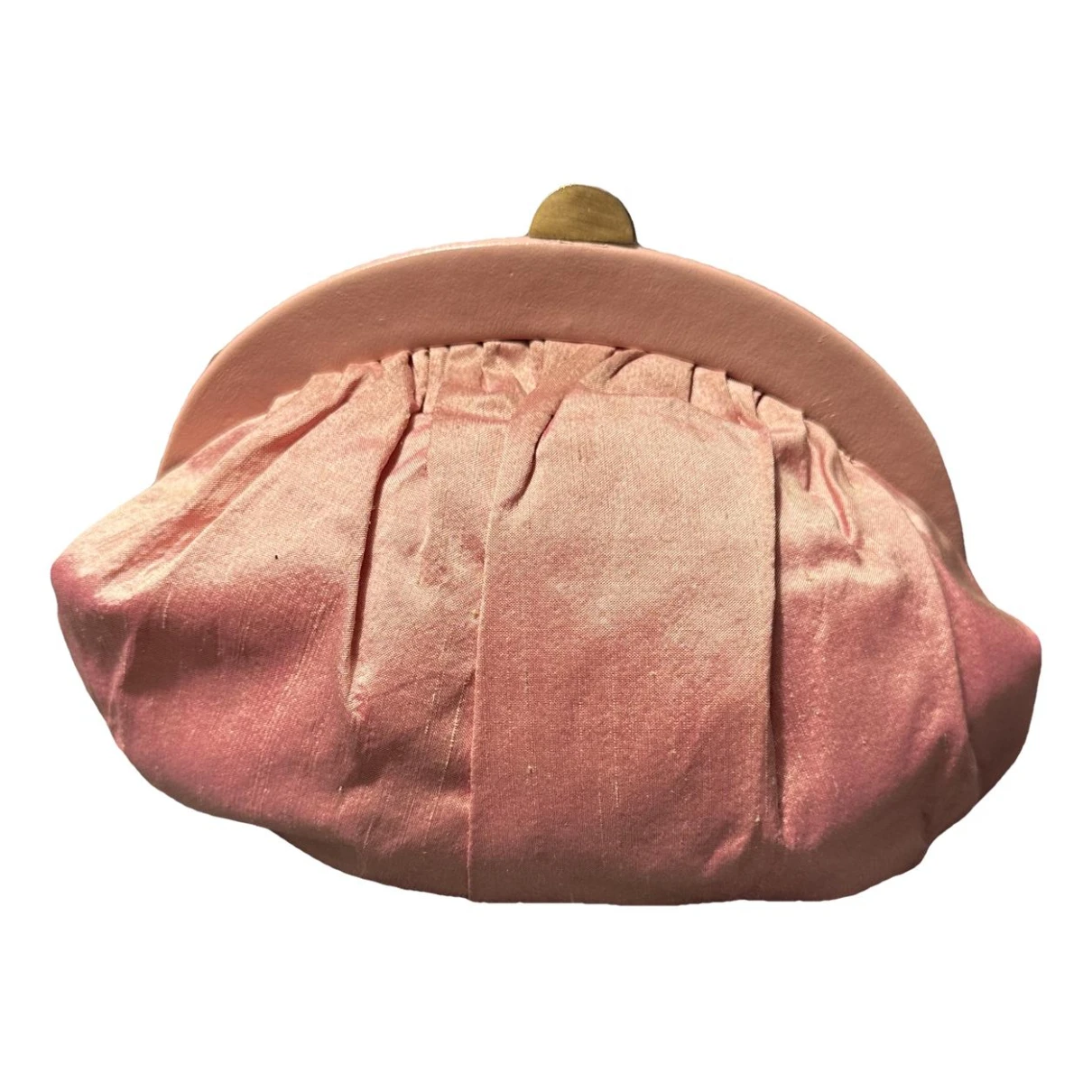 Pre-owned Luisa Spagnoli Silk Clutch Bag In Pink