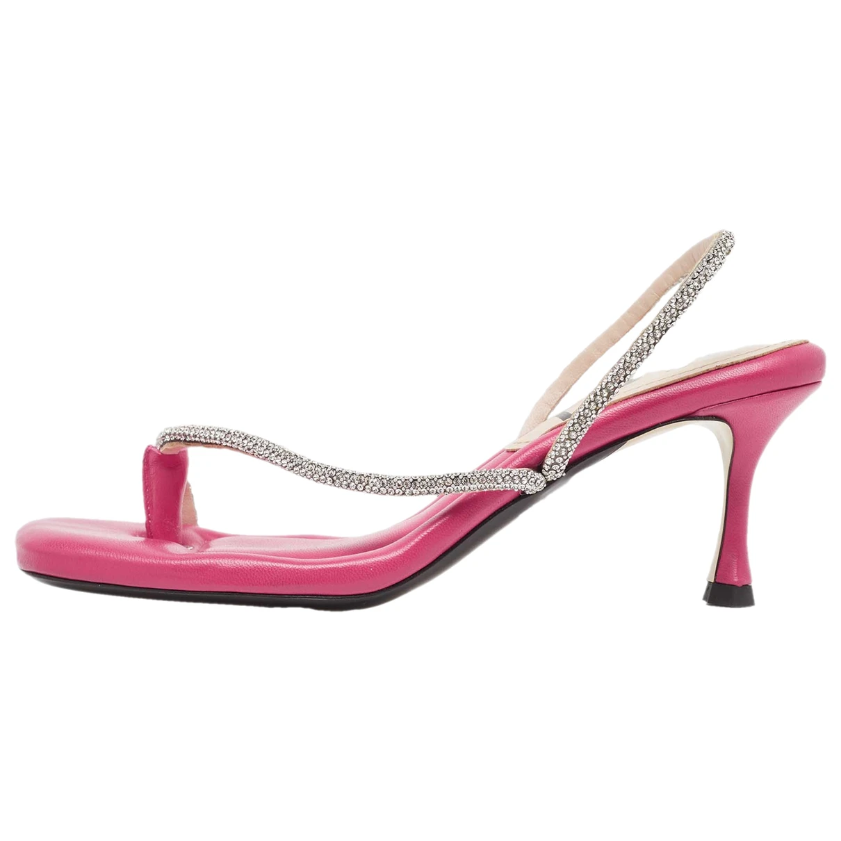 Pre-owned N°21 Patent Leather Sandal In Pink