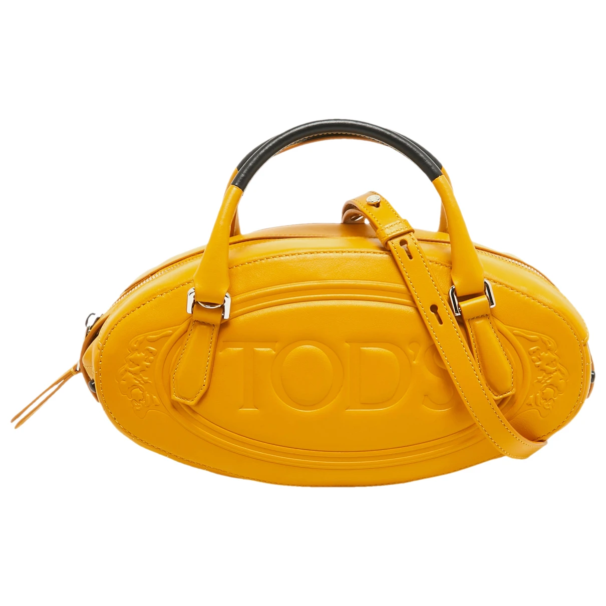 Pre-owned Tod's Leather Satchel In Yellow