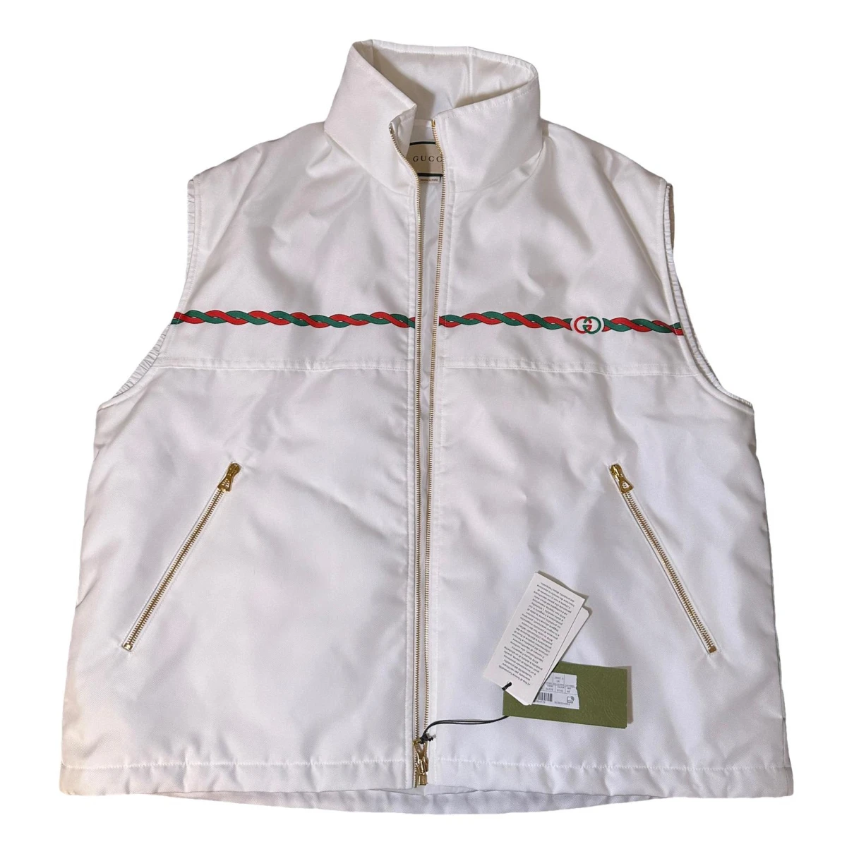Pre-owned Gucci Vest In White