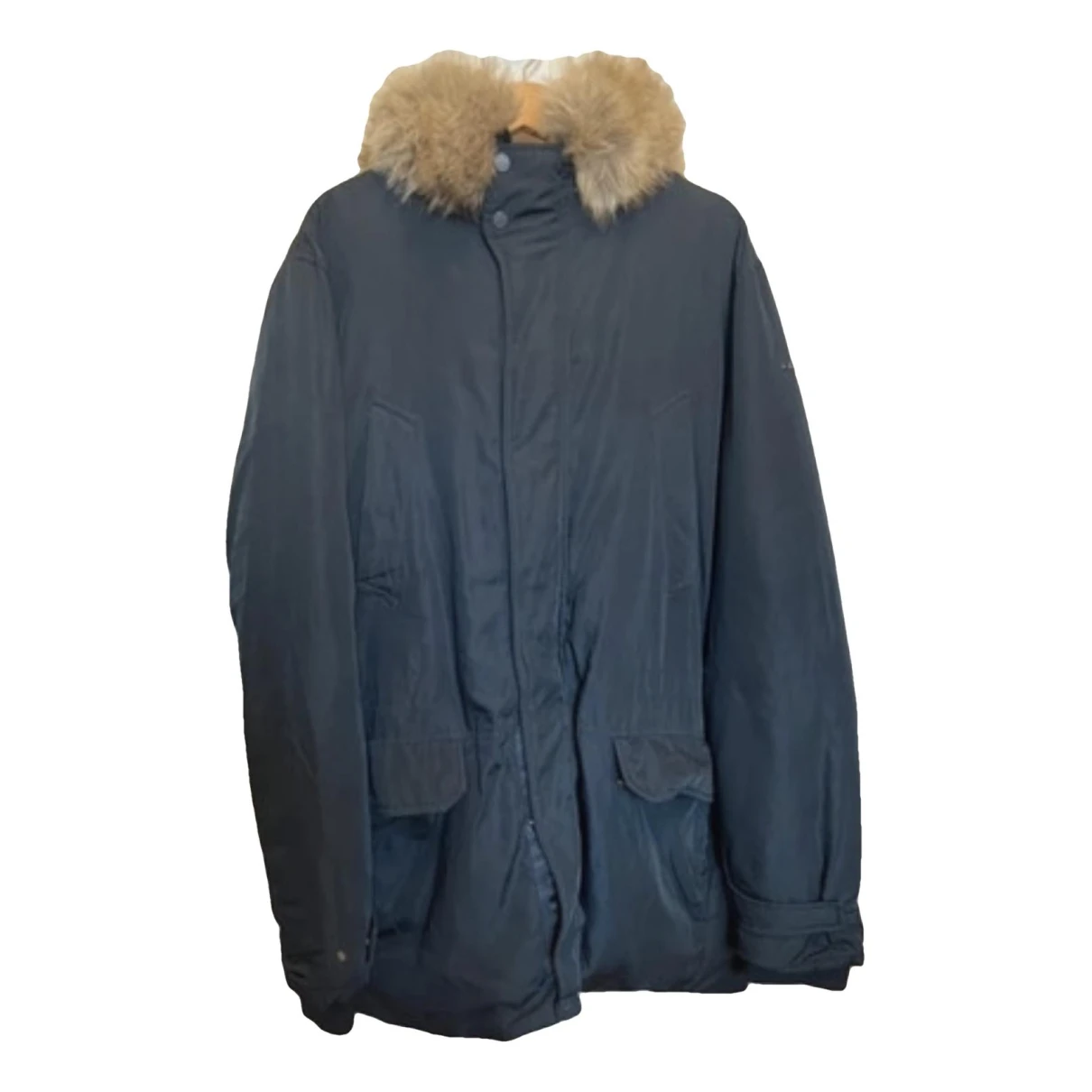 Pre-owned Geox Puffer In Blue