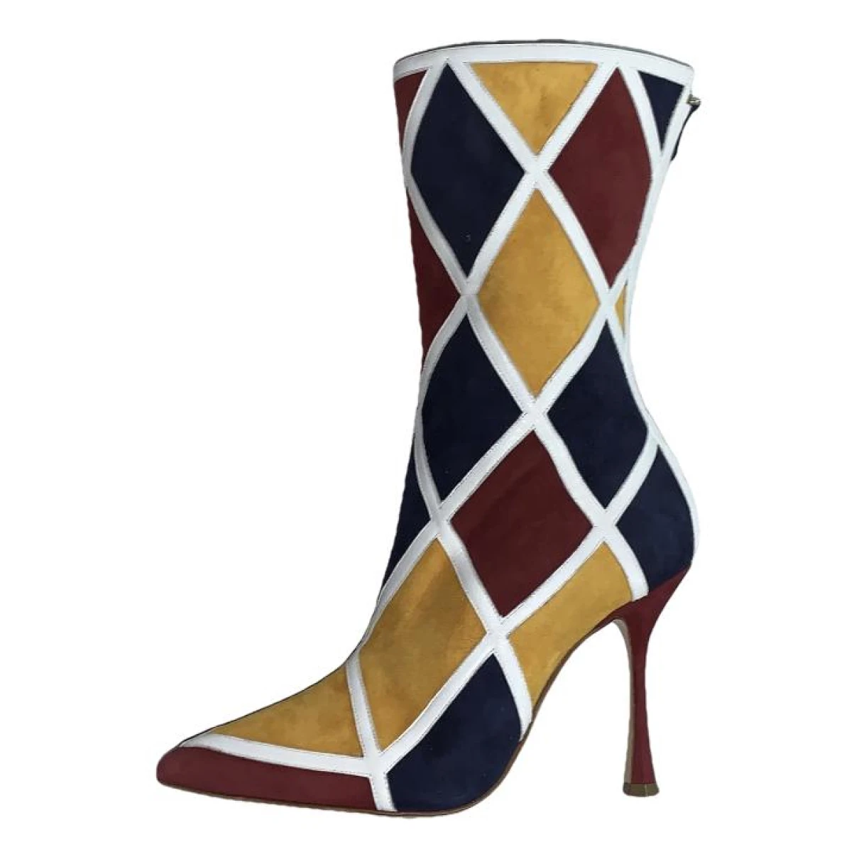 Pre-owned Manolo Blahnik Boots In Multicolour