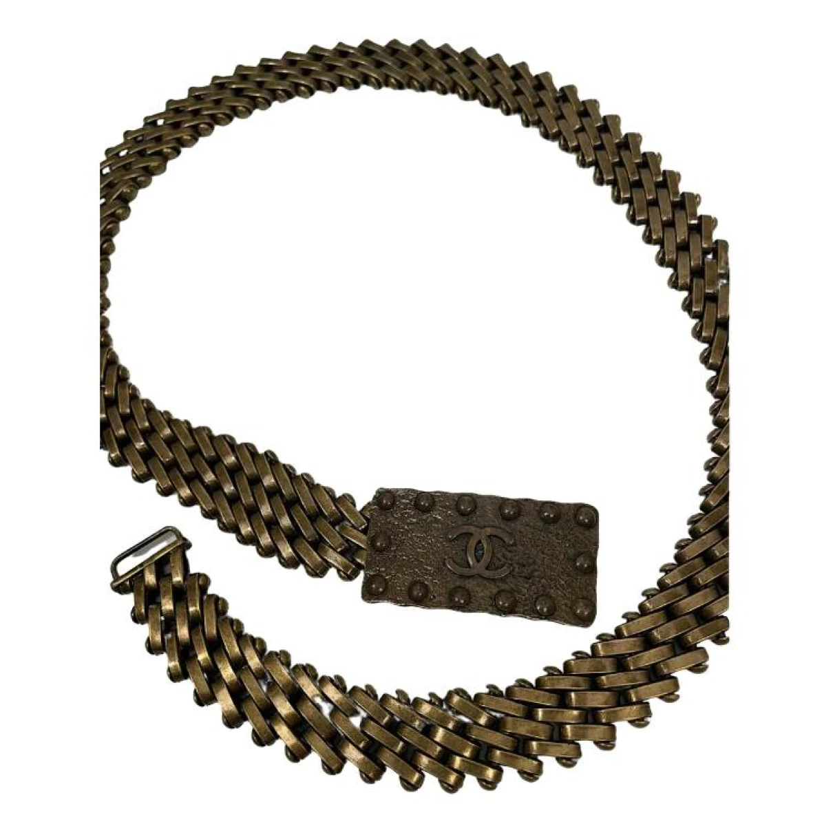 Pre-owned Chanel Belt In Metallic