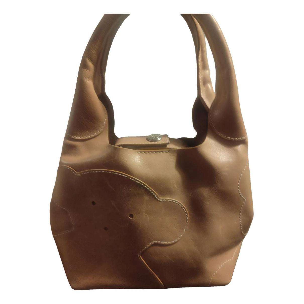 Pre-owned Tous Leather Handbag In Beige