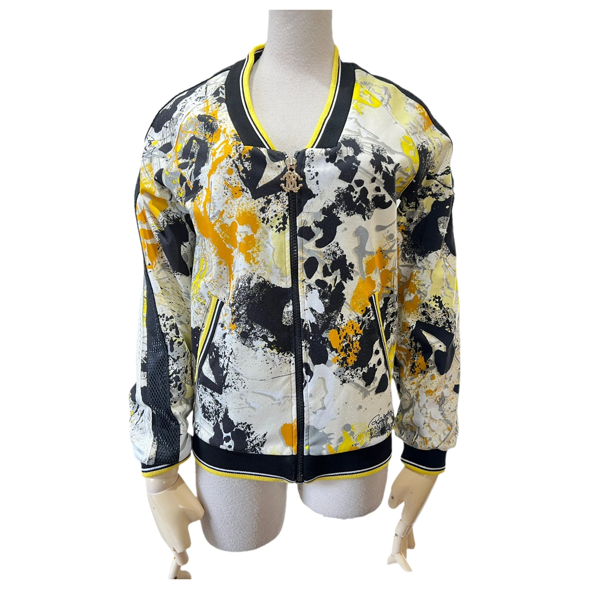 Pre-owned Roberto Cavalli Jacket In Yellow