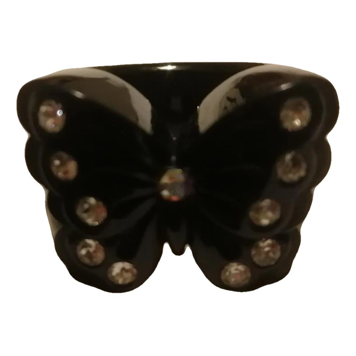 Pre-owned Anna Sui Ring In Black