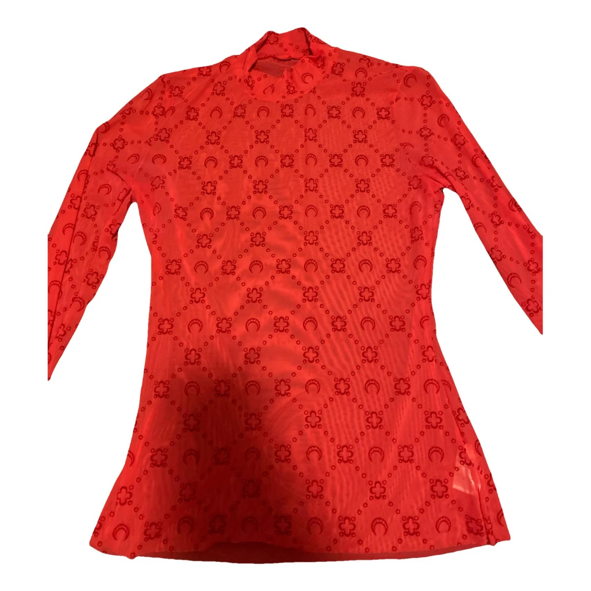 Pre-owned Marine Serre Blouse In Red