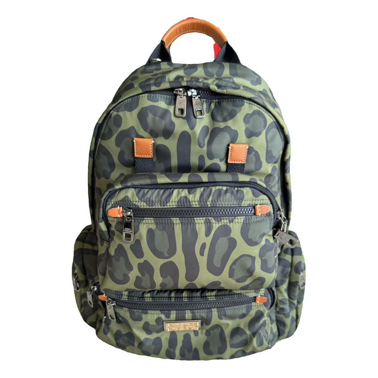 Pre-owned Dolce & Gabbana Backpack In Green