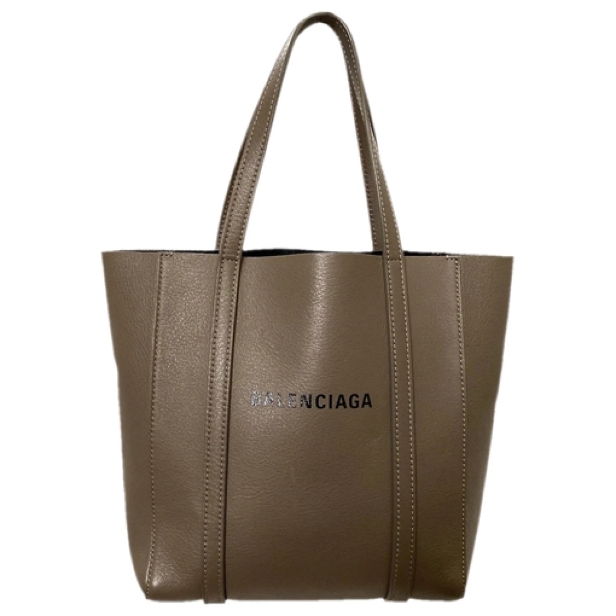 Pre-owned Balenciaga Everyday Leather Tote In Brown