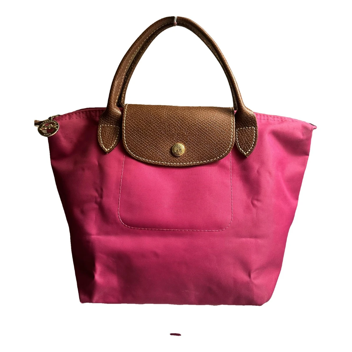 Pre-owned Longchamp Handbag In Pink