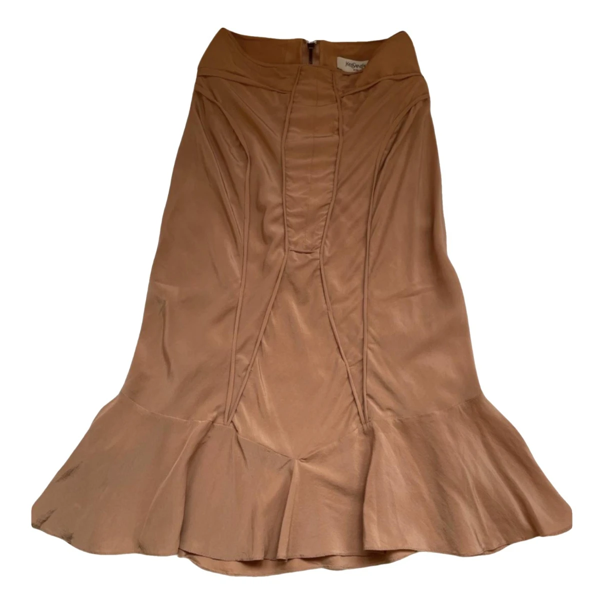 Pre-owned Saint Laurent Silk Mid-length Skirt In Other
