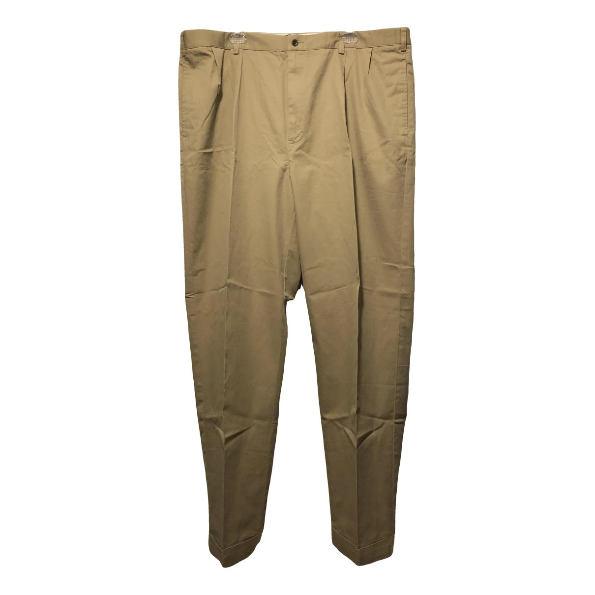 Pre-owned Polo Ralph Lauren Trousers In Khaki