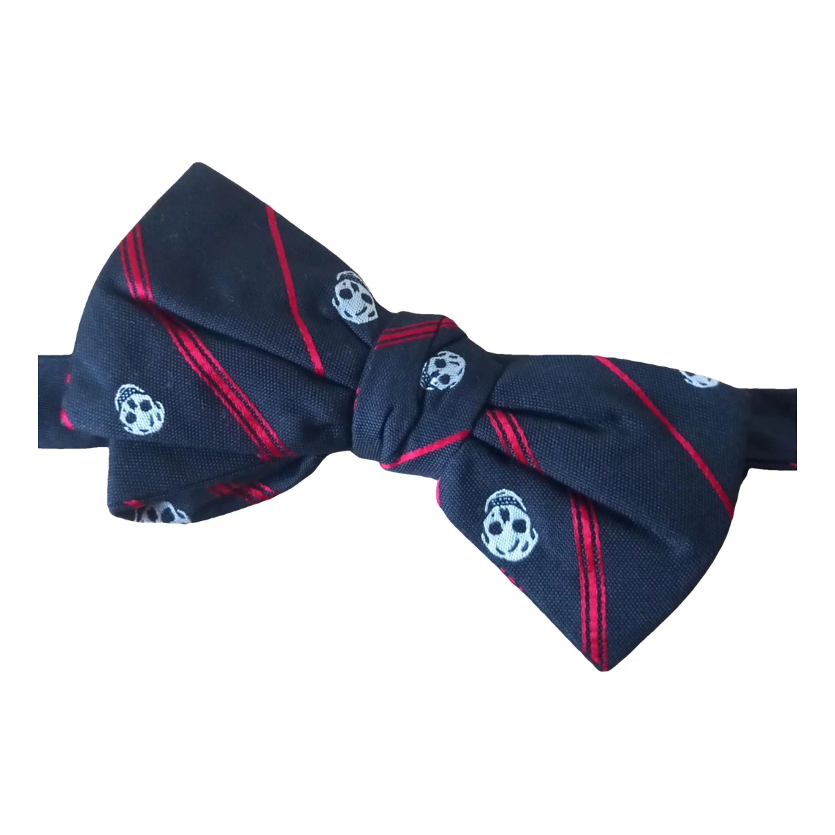 Pre-owned Alexander Mcqueen Tie In Black