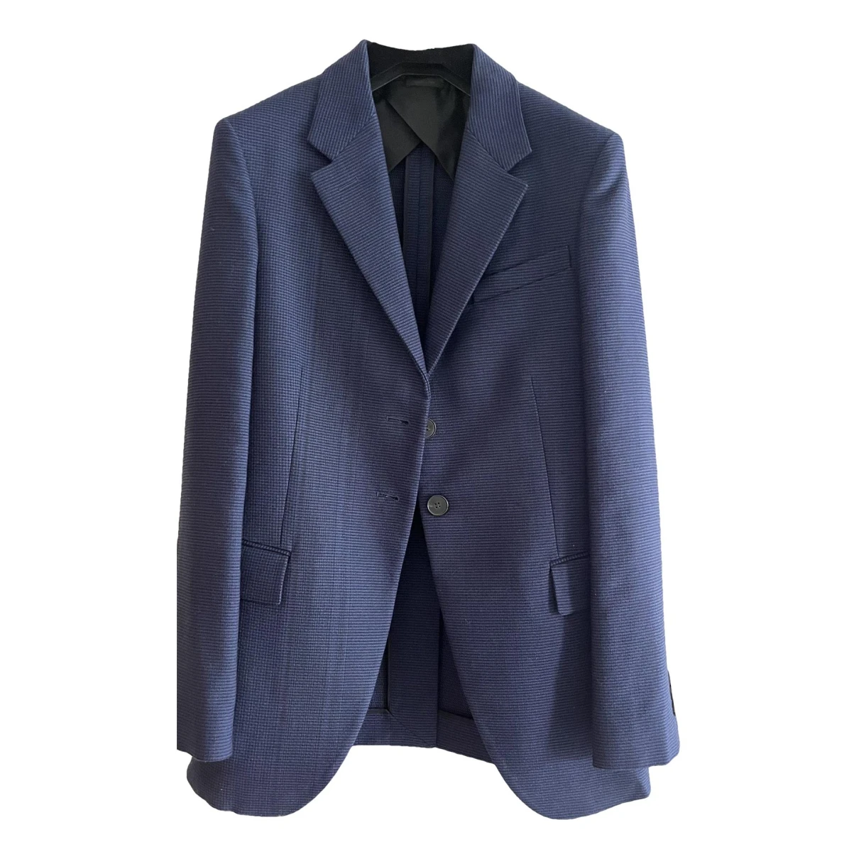 Pre-owned Jil Sander Wool Jacket In Blue