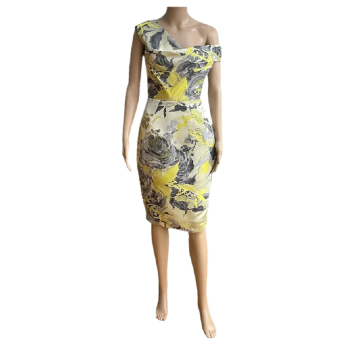 Pre-owned Lela Rose Mid-length Dress In Multicolour