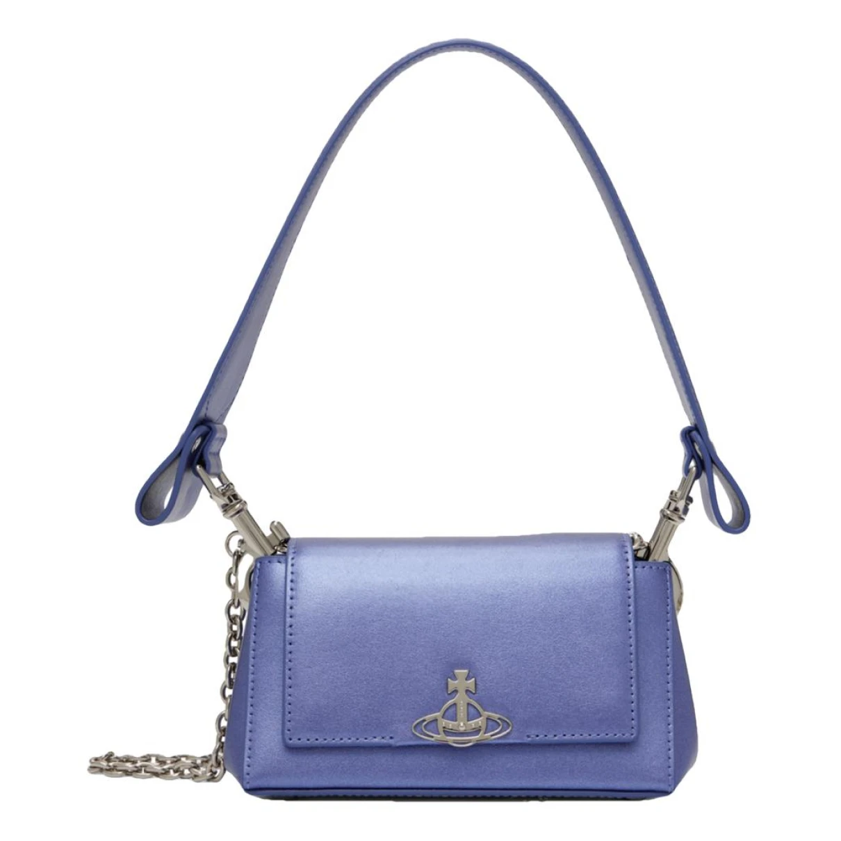 Pre-owned Vivienne Westwood Leather Handbag In Purple