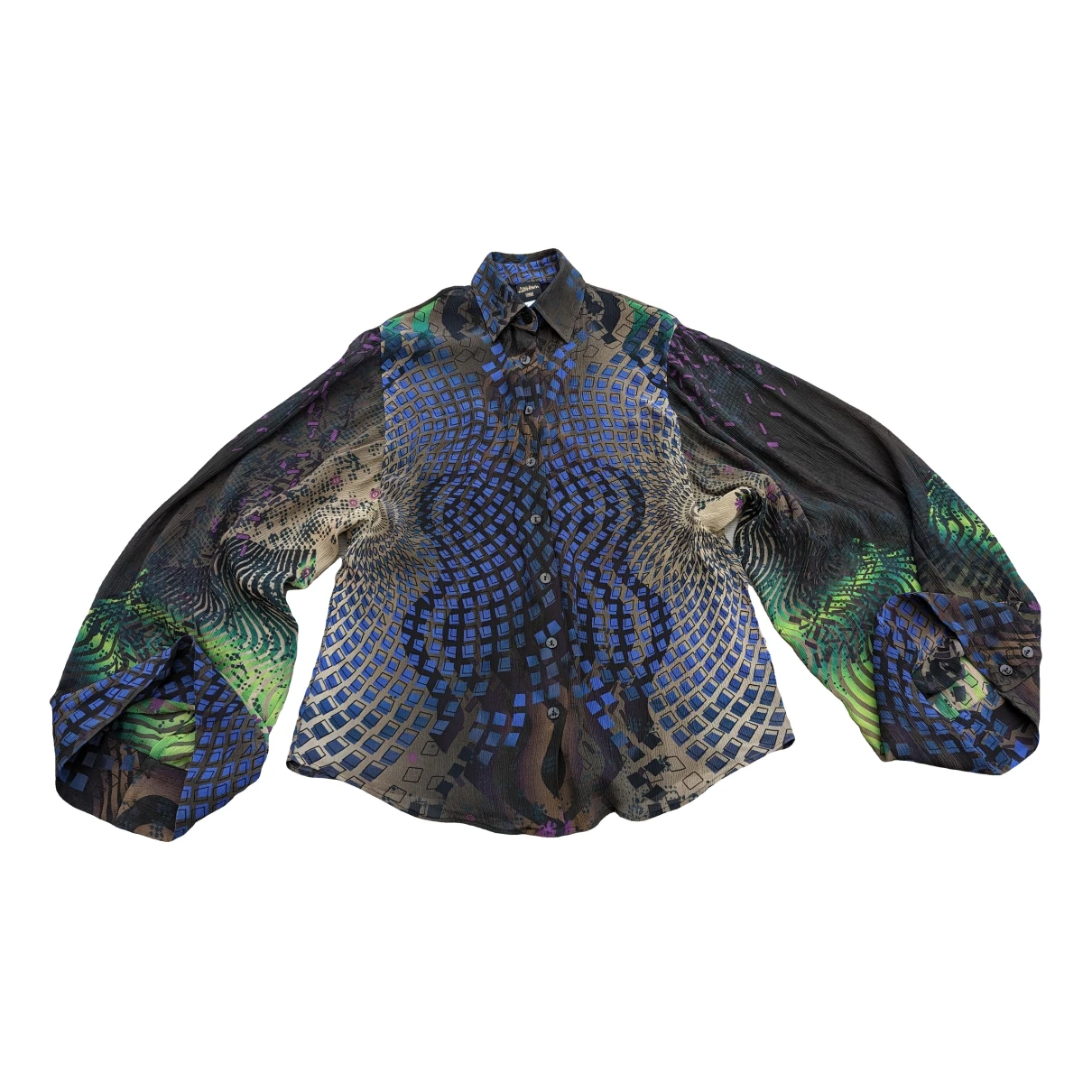 Pre-owned Jean Paul Gaultier Silk Shirt In Multicolour