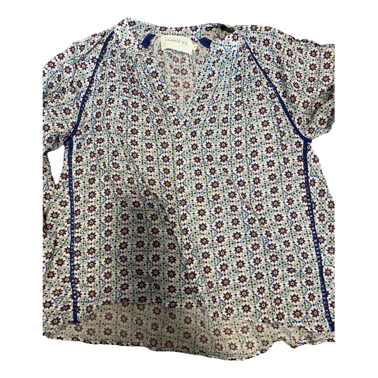 Pre-owned Charlie Joe Blouse In Multicolour
