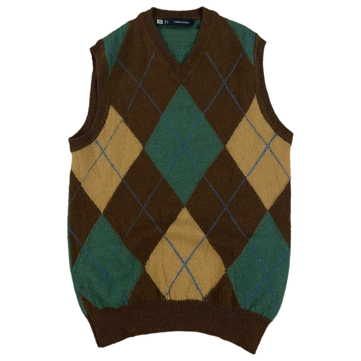 Pre-owned Dsquared2 Wool Vest In Multicolour