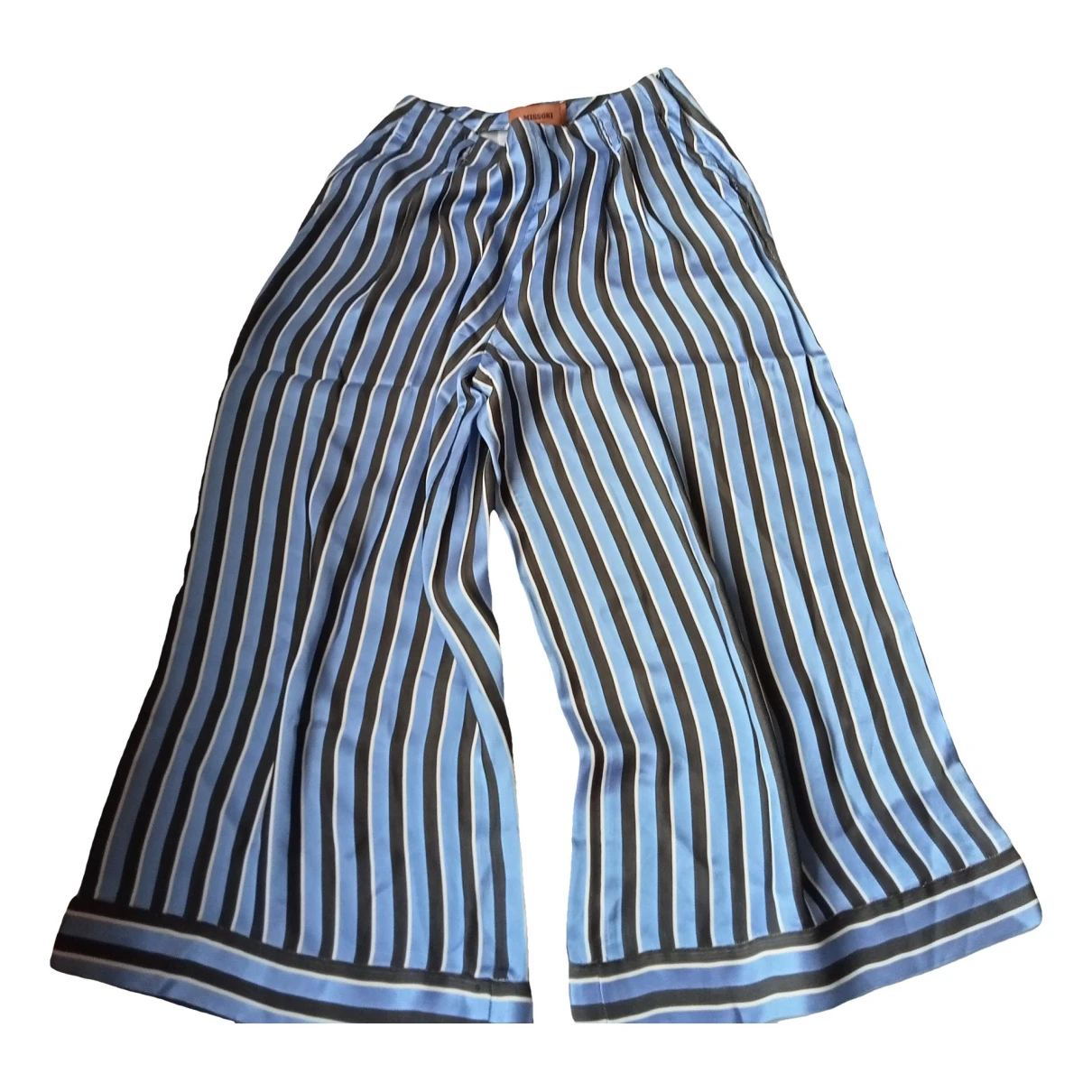 Pre-owned Missoni Large Pants In Blue