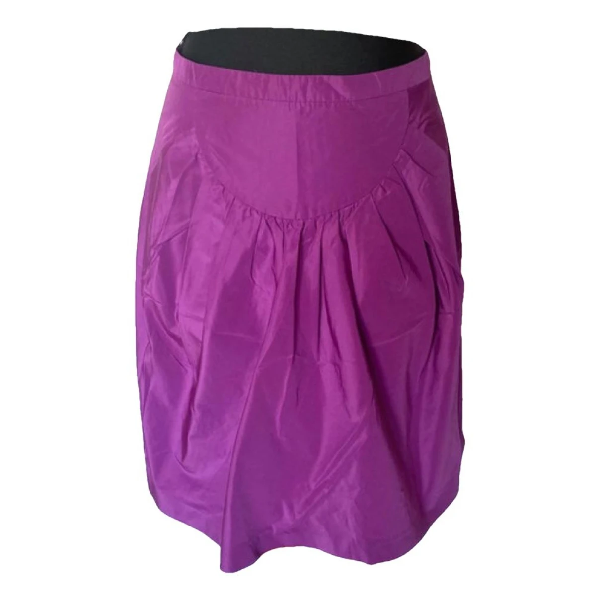 Pre-owned Miu Miu Skirt In Purple