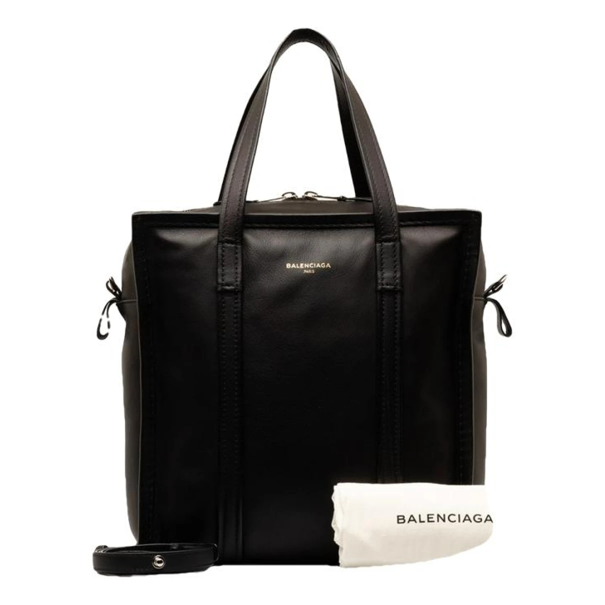 Pre-owned Balenciaga Leather Tote In Black