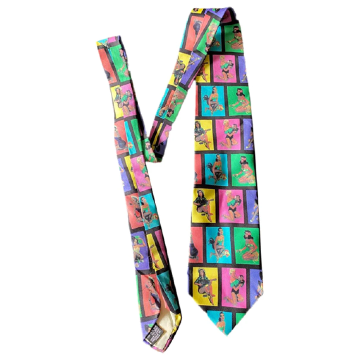 Pre-owned Dolce & Gabbana Silk Tie In Multicolour