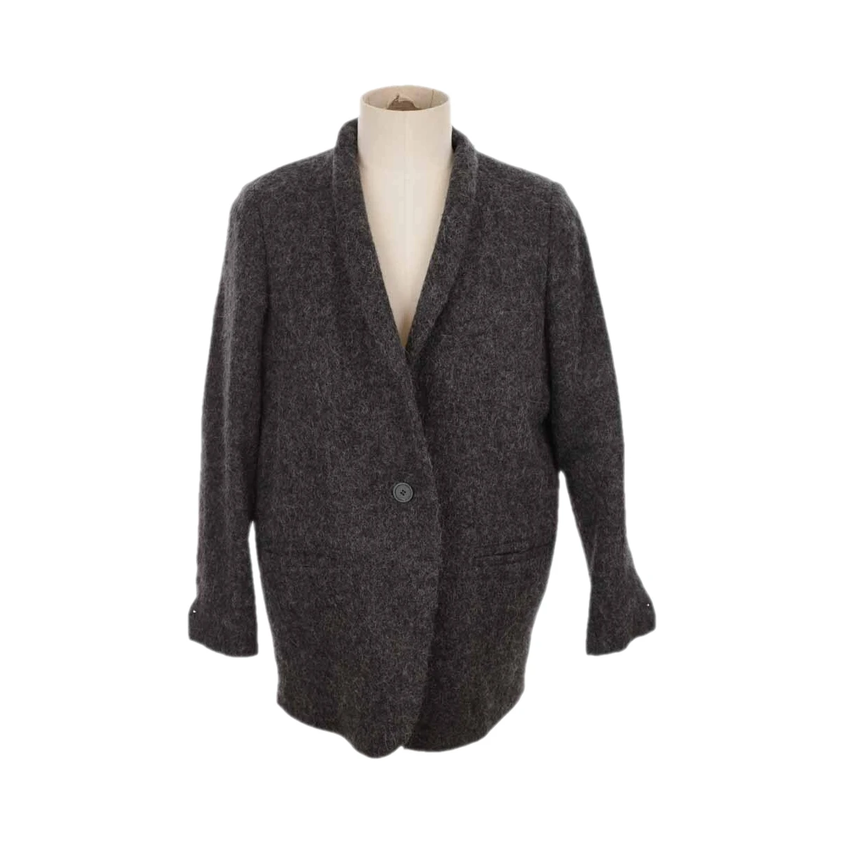 Pre-owned Isabel Marant Wool Coat In Grey