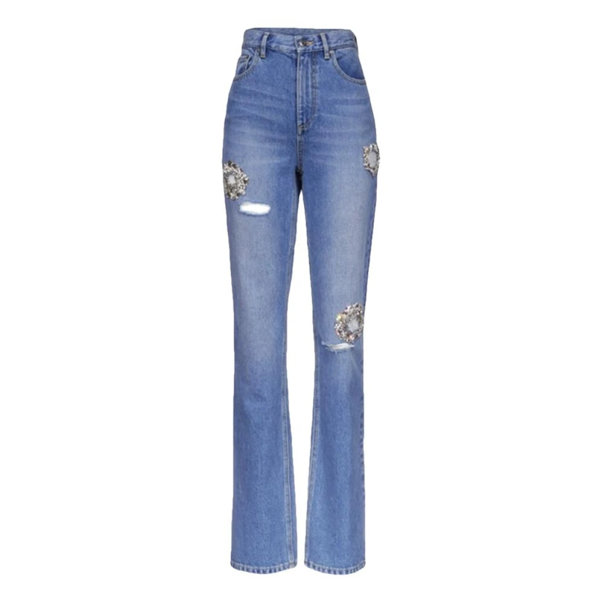 Pre-owned Area Jeans In Blue