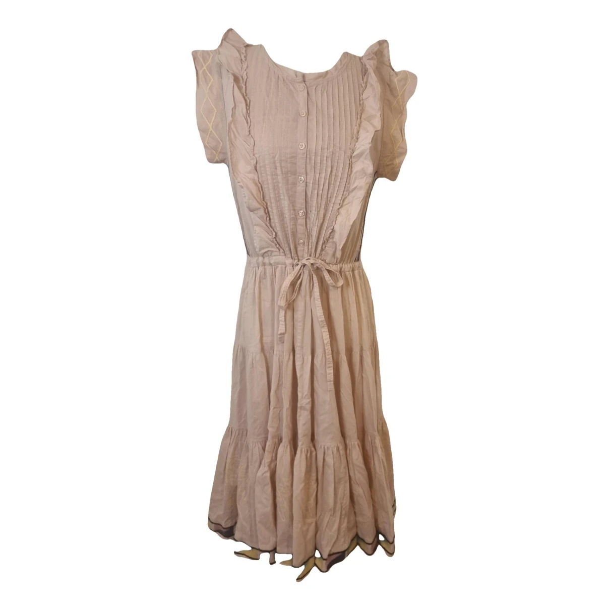 Pre-owned Zadig & Voltaire Mid-length Dress In Pink