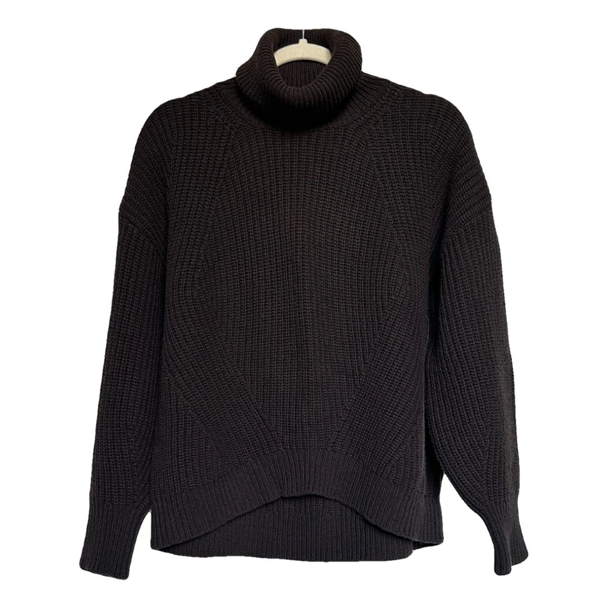 Pre-owned Massimo Dutti Wool Jumper In Brown