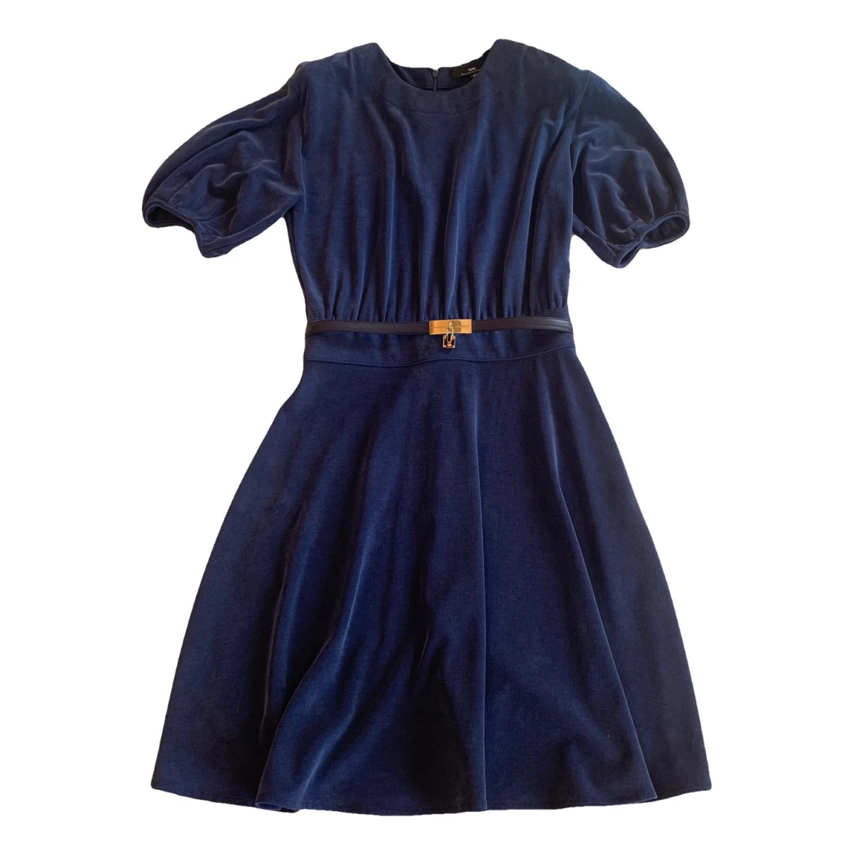 Pre-owned Elisabetta Franchi Mid-length Dress In Blue