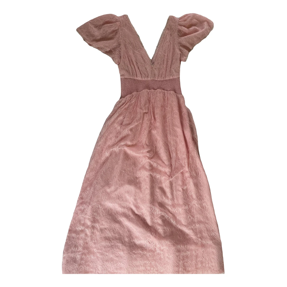 Pre-owned Alice And Olivia Maxi Dress In Pink
