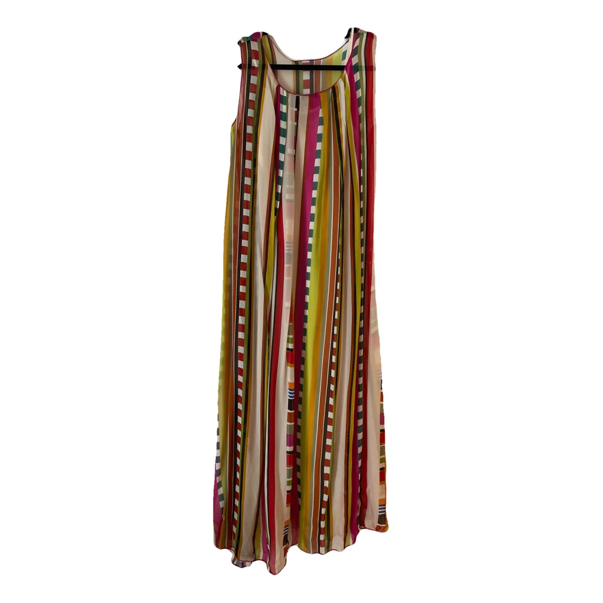 Pre-owned Maliparmi Maxi Dress In Multicolour