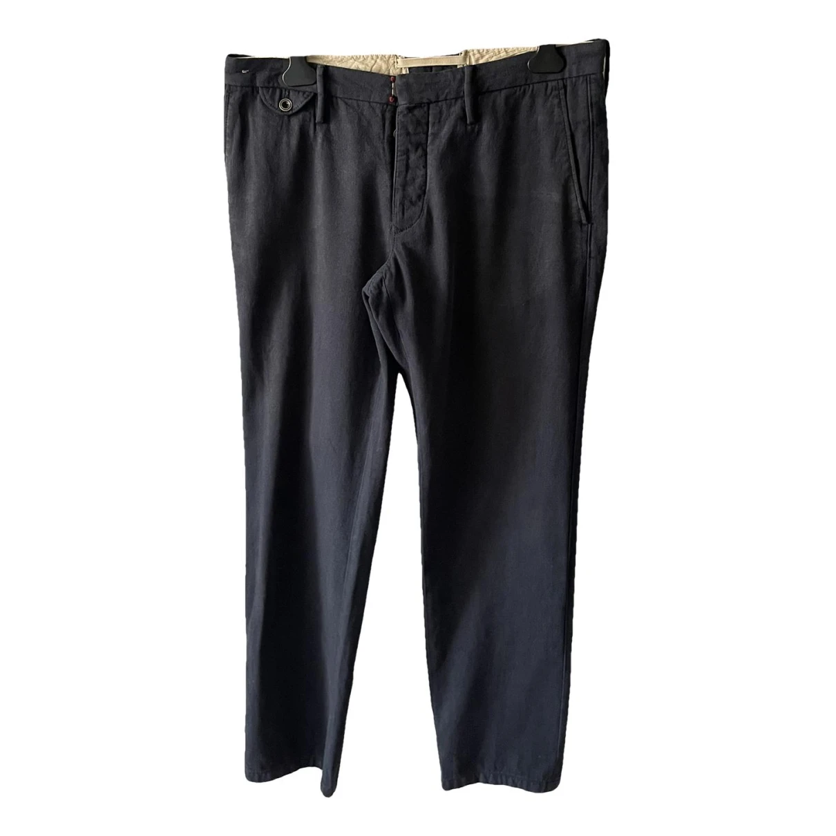 Pre-owned Incotex Trousers In Black