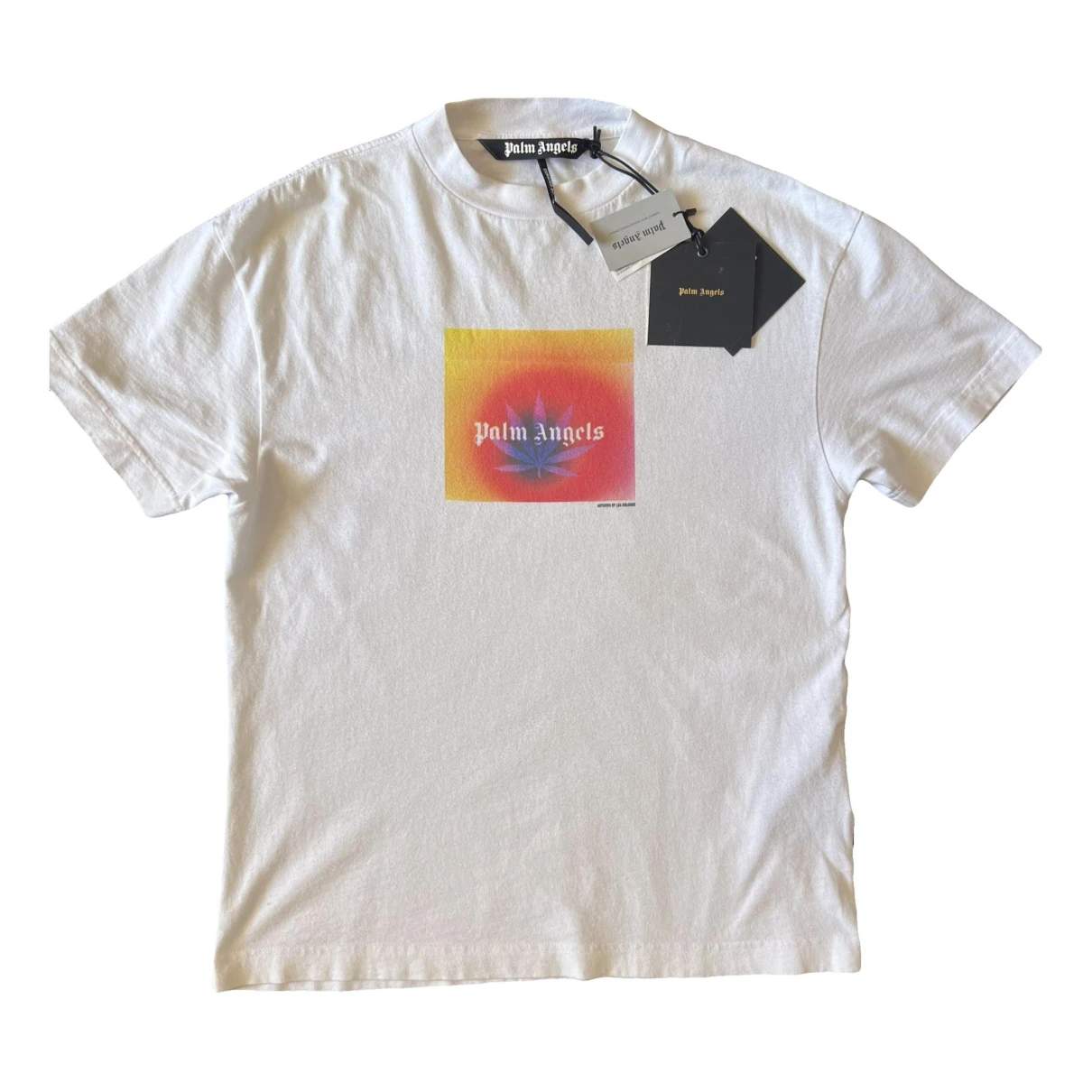 Pre-owned Palm Angels T-shirt In White
