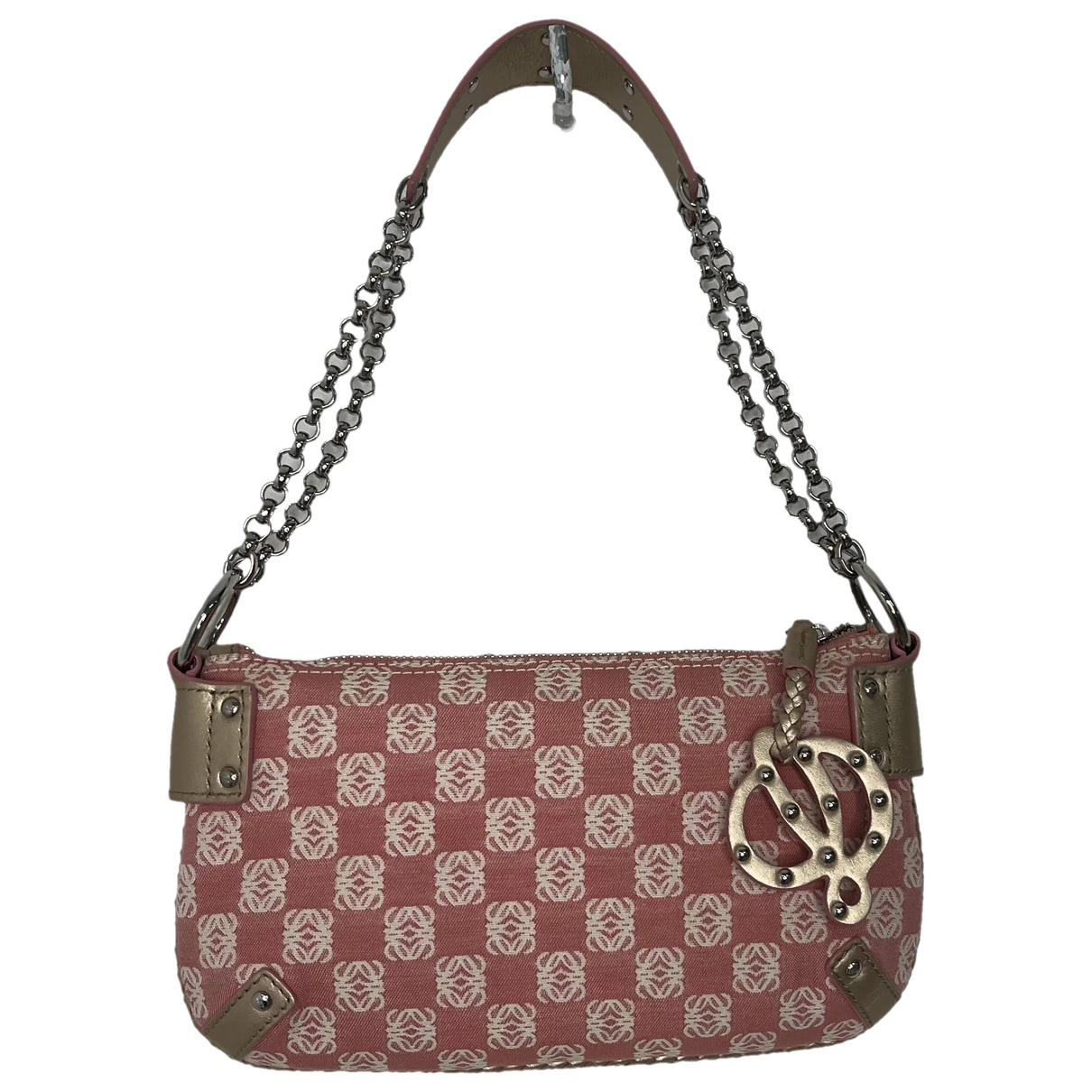 Pre-owned Loewe Cloth Handbag In Pink