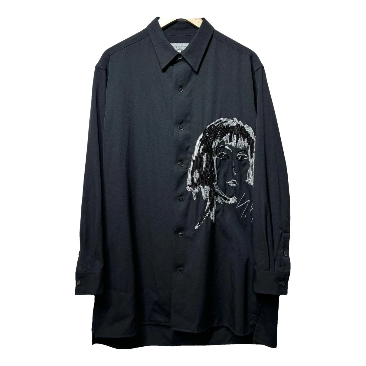 Pre-owned Yohji Yamamoto Wool Shirt In Black