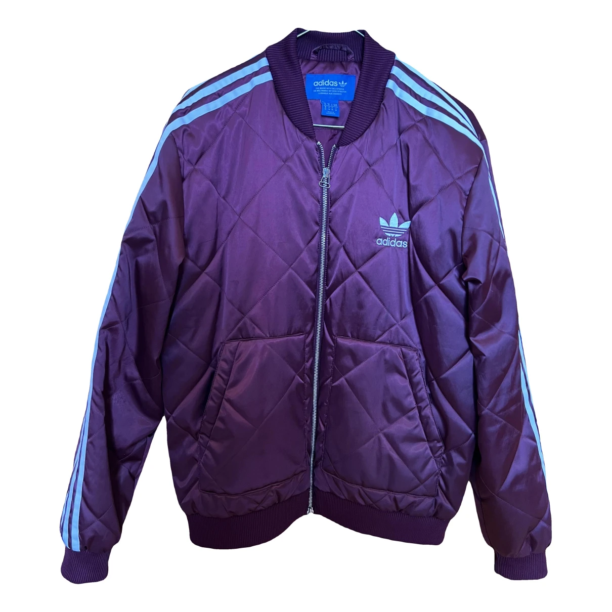 Pre-owned Adidas Originals Jacket In Burgundy